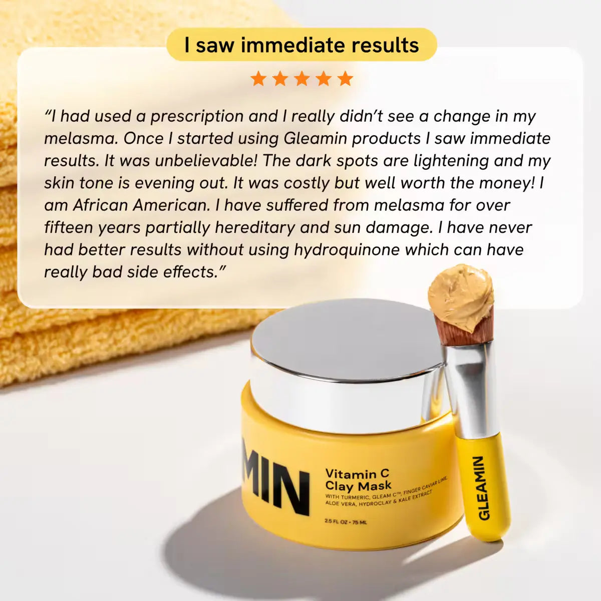 Jumbo Vitamin C Tonmaske